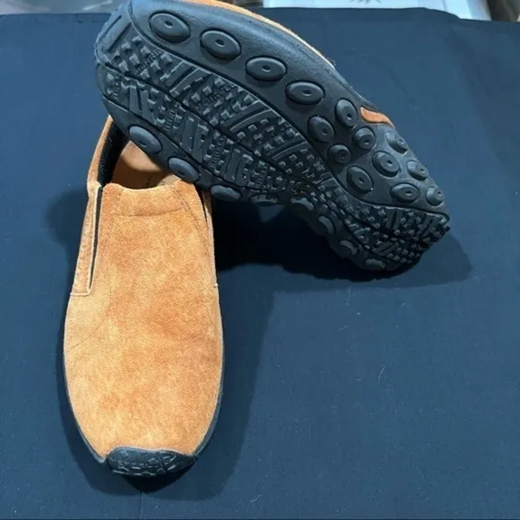 Merrell Jungle Moc Paprika Suede Leather Performance Footwear Classic Loafers  7