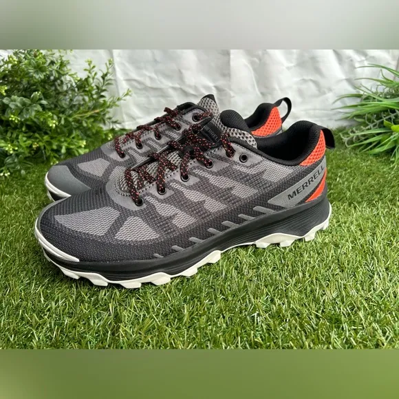 MERRELL MEN  Speed Eco$110.00 size 9.5 CHARCOAL/TANGERINE new ( store display)