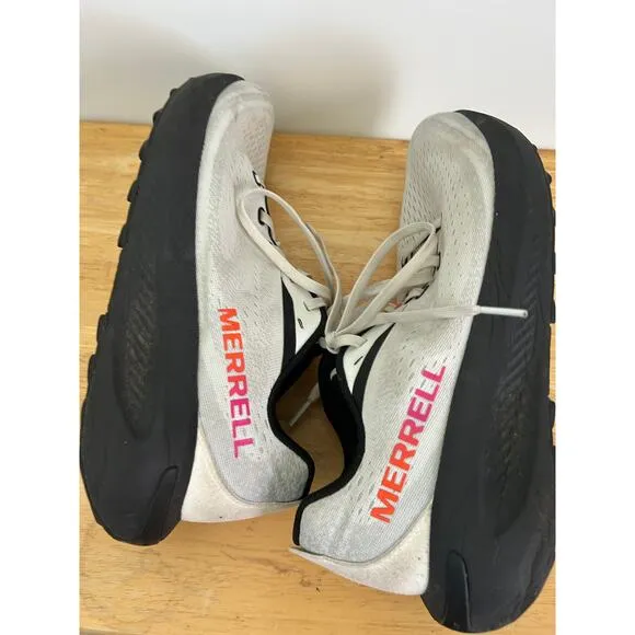 Merrell Men's Trail Running Sneakers White Black - Size 10