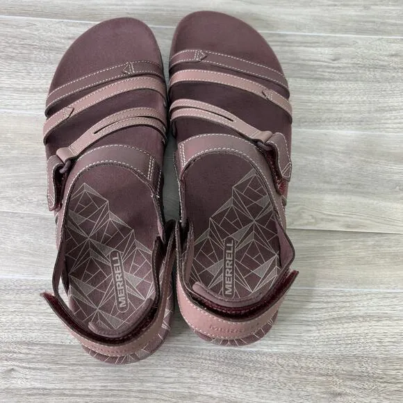 Merrell Sandspur Rose Convertible Sandals - Leather Sz 10
