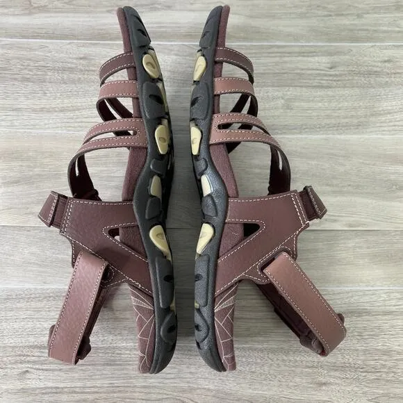 Merrell Sandspur Rose Convertible Sandals - Leather Sz 10