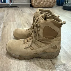 Merrell size 14 select grip, slip resistant, oil resistant combat boots.