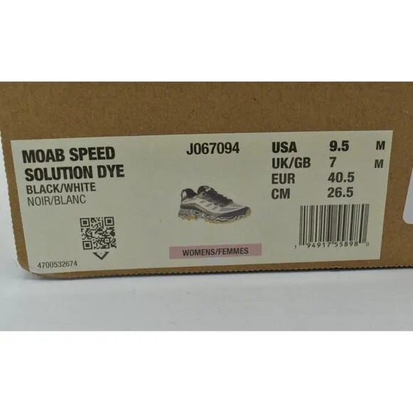 Merrell Women Size 9.5 MOAB Speed Solution Eco Dye Running Hiking Sneakers Shoes