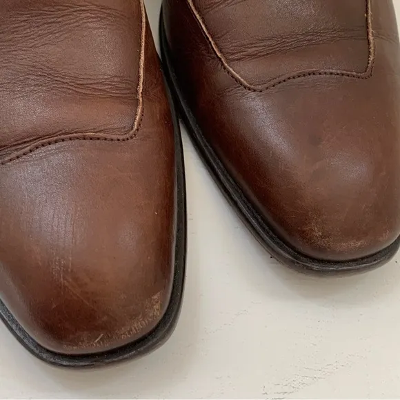 Mezlan Taberna Mens  Dark Brown Double Monk Strap Zip Ankle Boots Size 7