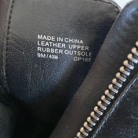 Michael Kors Clara Women's Black Peep Toe Side Zip Stiletto Boots Size 9