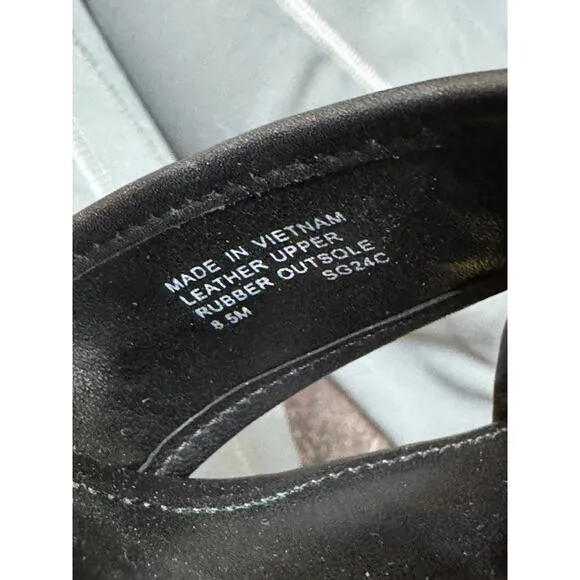 Michael Kors Colby Cheetah Lug Sandals 8.5M | Hair Calf Leather Chunky Heel