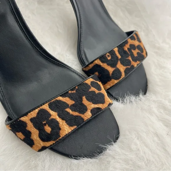 Michael Kors Lena Leopard chunky heeled Sandals