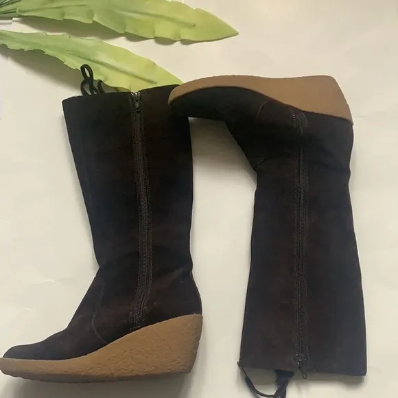 MICHAEL Kors Side Lace Up Detail Leather Boots