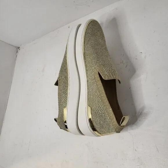 Michael Michael Kors Skyler Metallic Gold Slip-On Size 8.5M