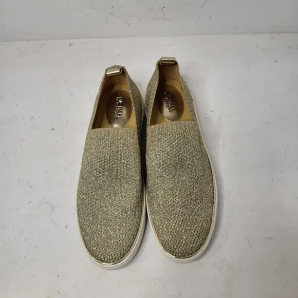 Michael Michael Kors Skyler Metallic Gold Slip-On Size 8.5M