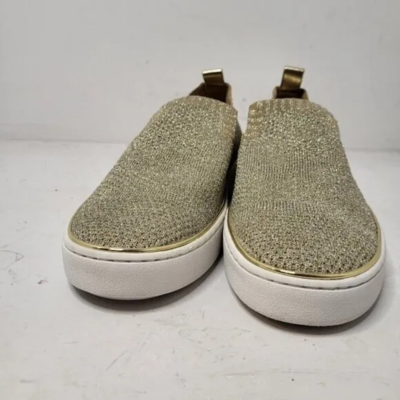 Michael Michael Kors Skyler Metallic Gold Slip-On Size 8.5M