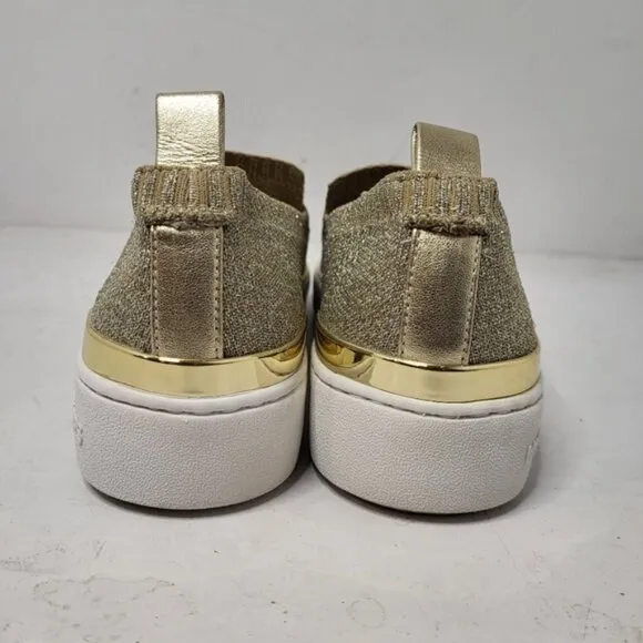 Michael Michael Kors Skyler Metallic Gold Slip-On Size 8.5M