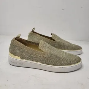 Michael Michael Kors Skyler Metallic Gold Slip-On Size 8.5M