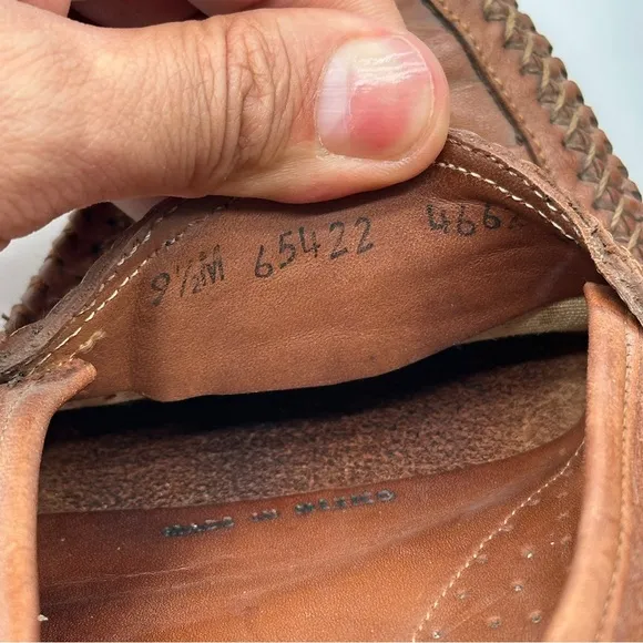 Michel Lazardi, Size 9.5 Brown Tahití Loafers, Driving Shoes. Tan.