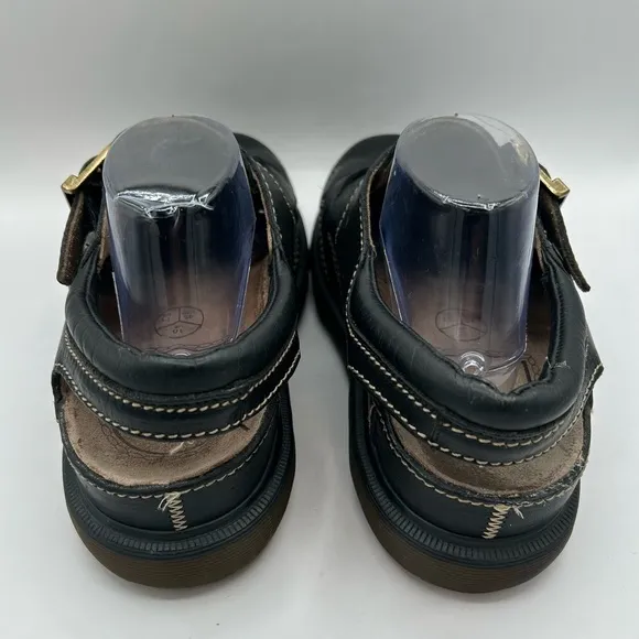 MIE RARE Dr Martens Sandals Mens Sz 11 Vintage Fisherman Black Chunky Y2K Grunge