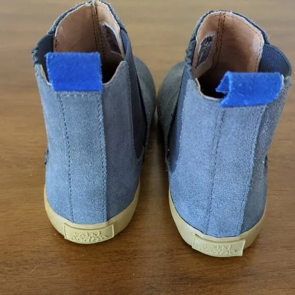 Mini Boden Grey Suede Chelsea Boots - Kids | Ankle boots| Size: euro 28 -  US 11