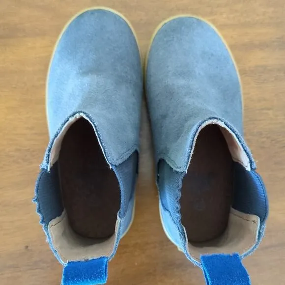 Mini Boden Grey Suede Chelsea Boots - Kids | Ankle boots| Size: euro 28 -  US 11
