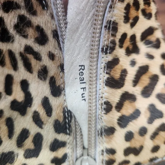 Mini Boden leopard Chelsea boots size 36 us 4