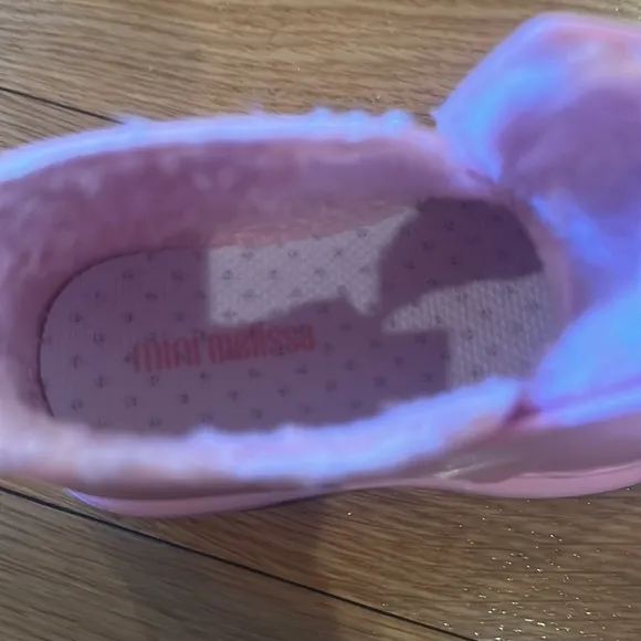 Mini Melissa. Mini Melissa Girls Pink Chelsea Boots Kids