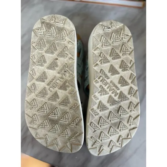 Missoni x Malibu Huarache Blue &amp; Tan Sandals