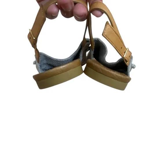 Miz Mooz Inuovo Lake House Sling Back Leather Sandal in Clay Size 39 US 8.5-9