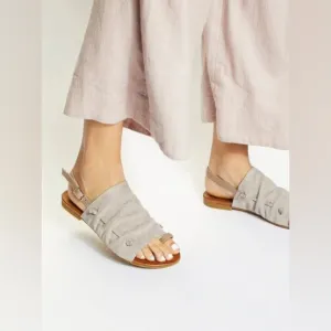Miz Mooz Inuovo Lake House Sling Back Leather Sandal in Clay Size 39 US 8.5-9