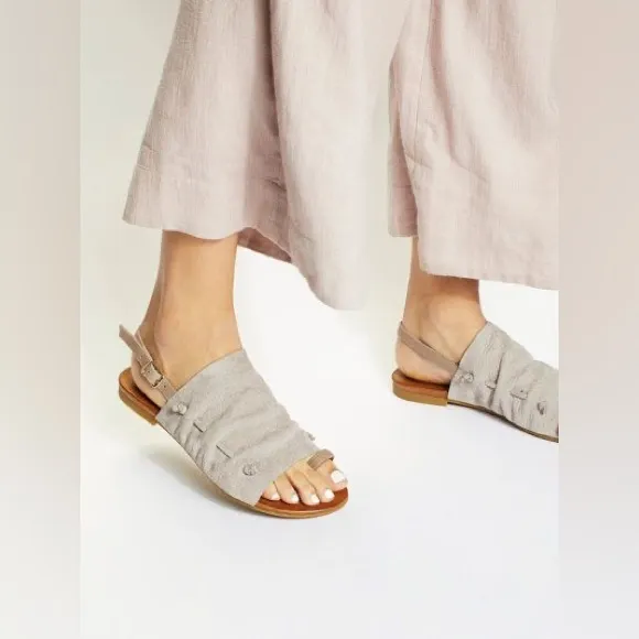 Miz Mooz Inuovo Lake House Sling Back Leather Sandal in Clay Size 39 US 8.5-9