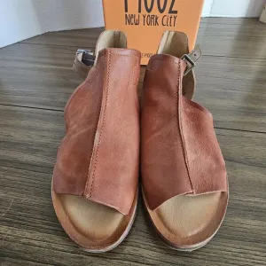 Miz Mooz Leather Sandals Found Rust Women’s 9.5W