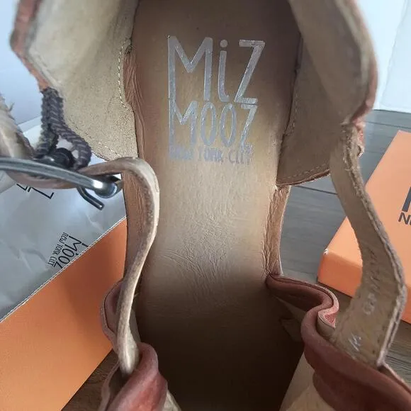 Miz Mooz Leather Sandals Found Rust Women’s 9.5W