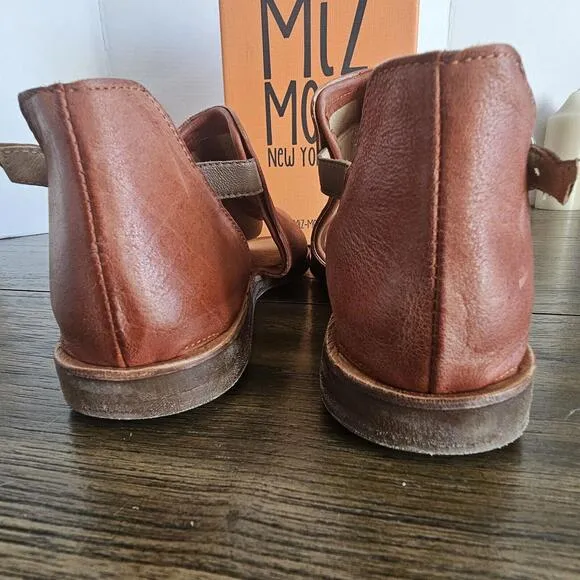 Miz Mooz Leather Sandals Found Rust Women’s 9.5W
