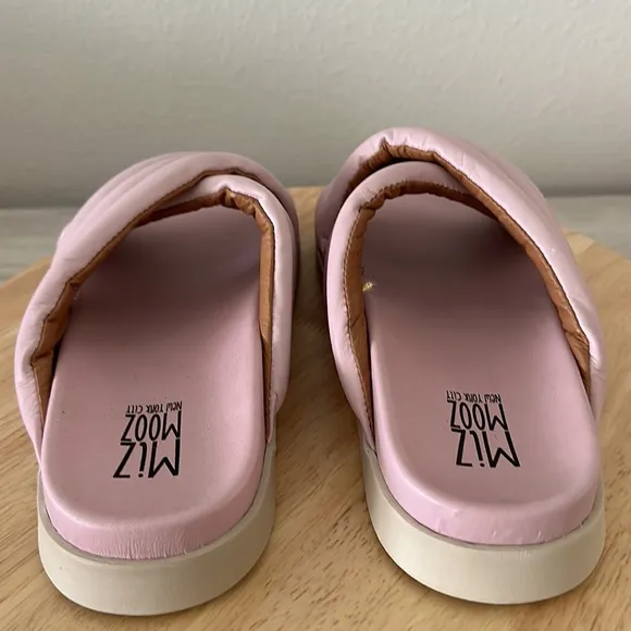 Miz Mooz Leather Slide Sandals - Marinella