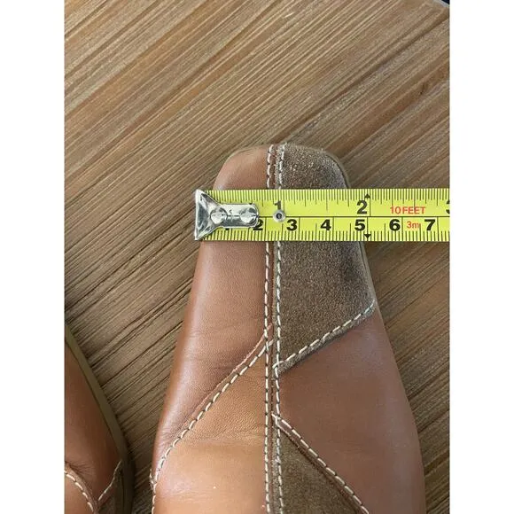 Mossimo Y2K Leather patchwork side zip boots ladies 7