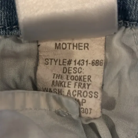 Mother The Looker Ankle Fray in Across The Map