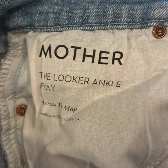 Mother The Looker Ankle Fray in Across The Map