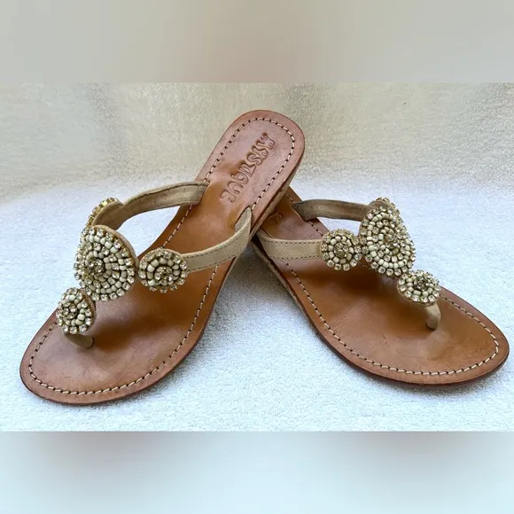 Mystique Wedge Sandals - size 6