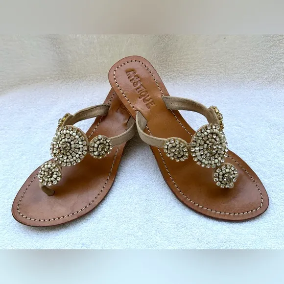 Mystique Wedge Sandals - size 6