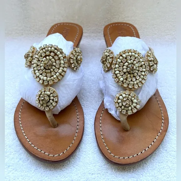 Mystique Wedge Sandals - size 6