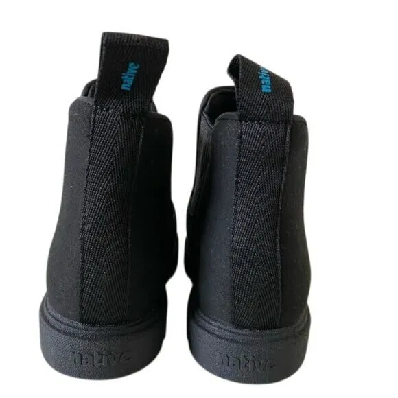 Native Kensington Treklite Boots Kids 10 Black Chelsea Water Resistant NWOT‎