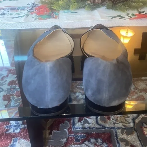 Naturalizer Audra navy patent/suede flats size10