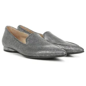 Naturalizer Haines Silver Flats Loafers Size 6.5M NWOB