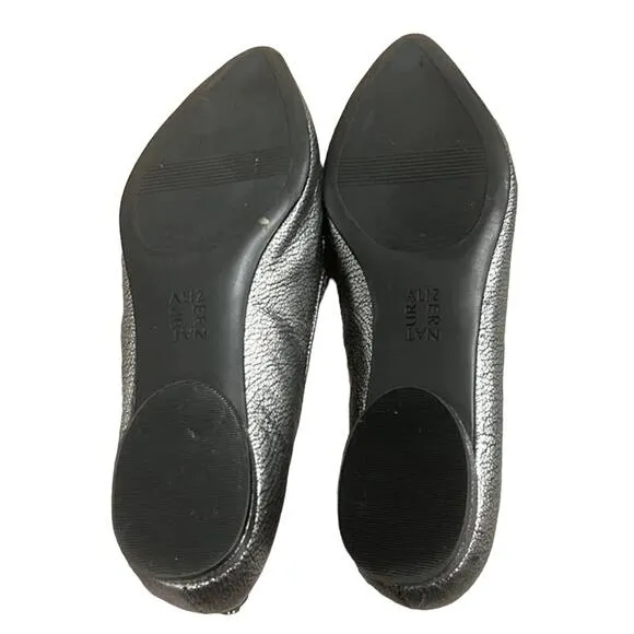 Naturalizer Haines Silver Flats Loafers Size 6.5M NWOB