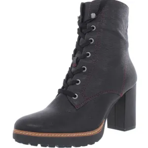 Naturalizer Leather Callie Boots Side Zip Lace-Up 6W NWOB