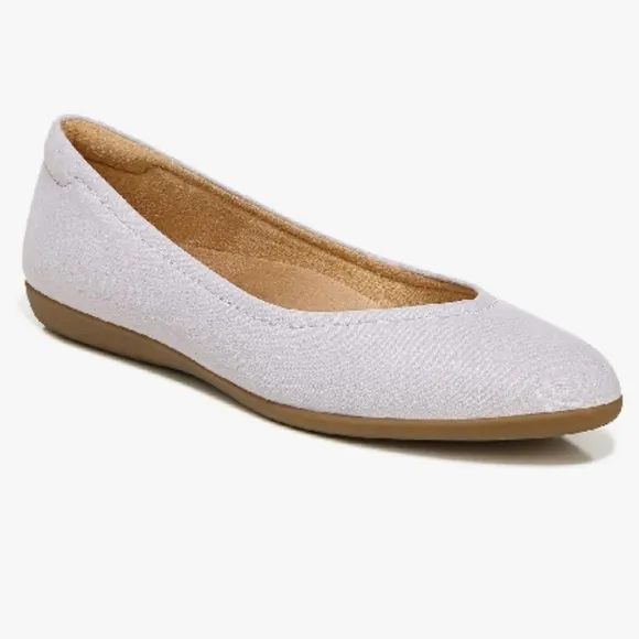 Naturalizer sz 10 light purple lavendar suede like sz 10 new flats SH452