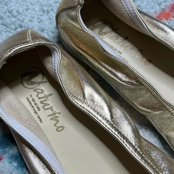 Naturino platinum ballet flats