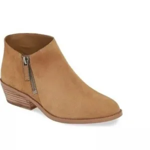 New 1.state Rosita Bootie Boots Leather Suede Sesame Brown size 8.5 9 9.5 M $139