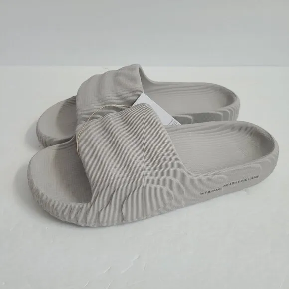 NEW Adidas Adilette 22 Slides HQ4670 Size 11 Light Brown
