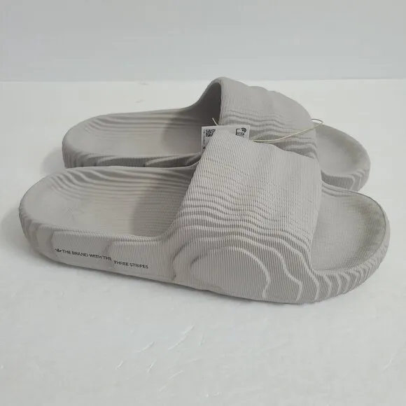 NEW Adidas Adilette 22 Slides HQ4670 Size 11 Light Brown