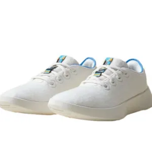 NEW ALLBIRDS Wool Runner 2 Women’s SIze 5 Natural white/NZ blue