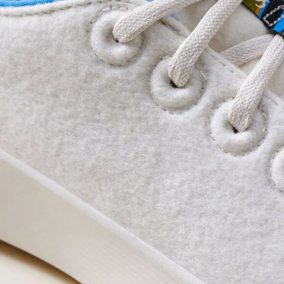 NEW ALLBIRDS Wool Runner 2 Women’s SIze 5 Natural white/NZ blue