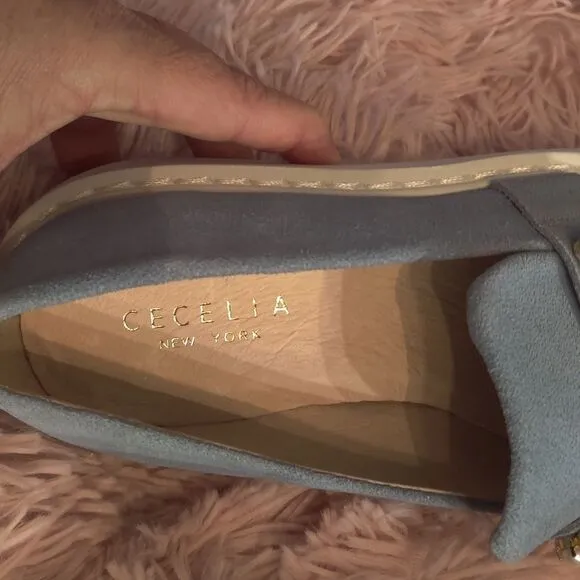 New Anthropologie Cecelia New York Womens Cream Preppy Pearl Platform Loafers 6